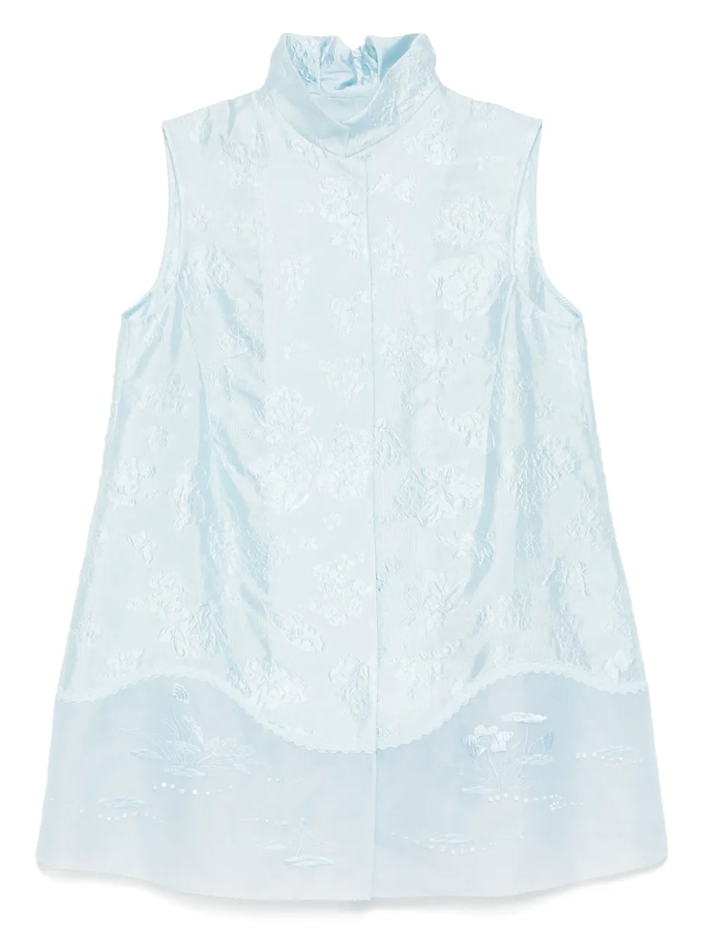 Жилет с воротником-стойкой SHIATZY CHEN, синий
Жилет с воротником-стойкой SHIATZY CHEN, синий