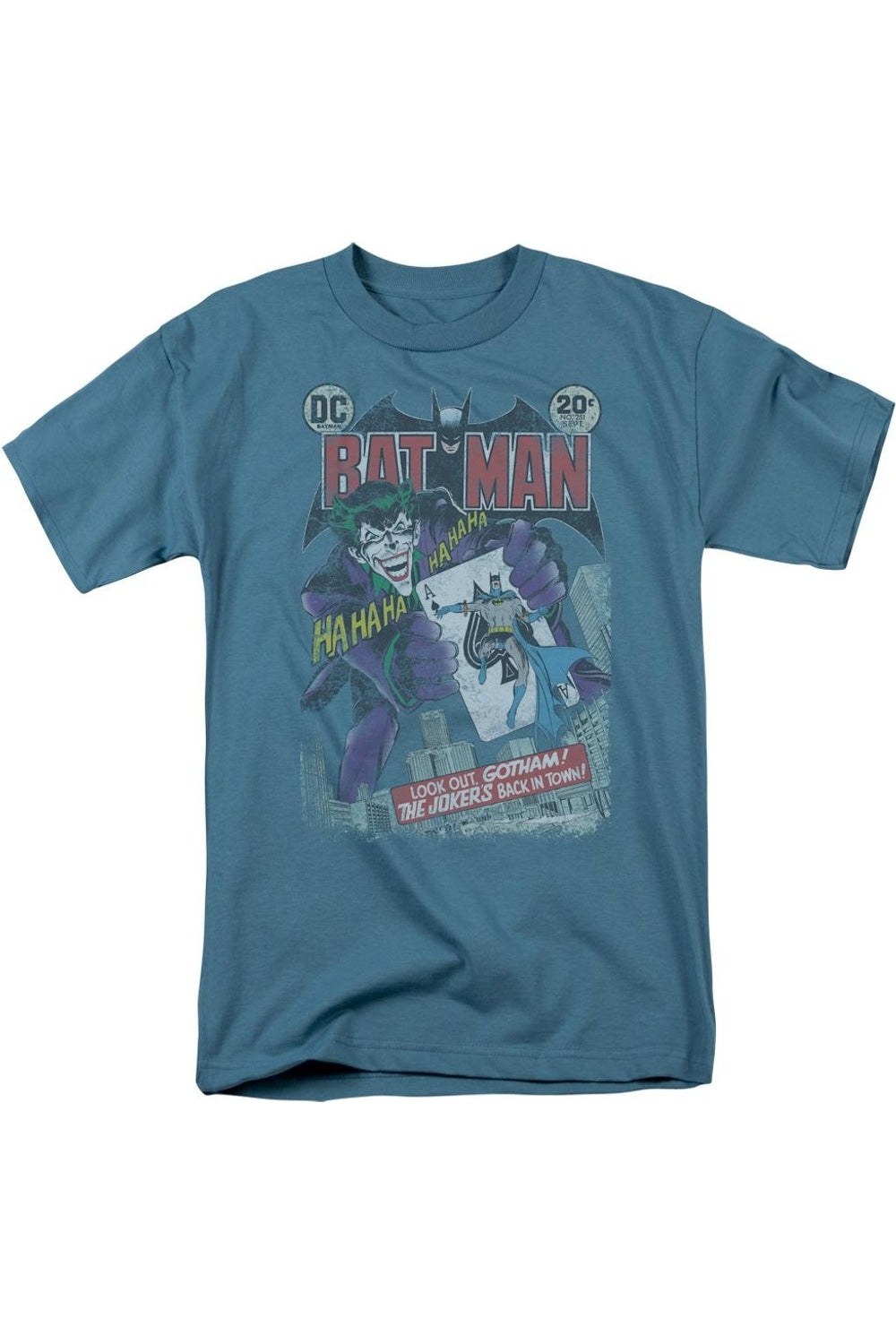Футболка Batman #251 с коротким рукавом для взрослых с эффектом потертости Gildan, цвет slate
Футболка Batman #251 с коротким рукавом для взрослых с эффектом потертости Gildan, цвет slate