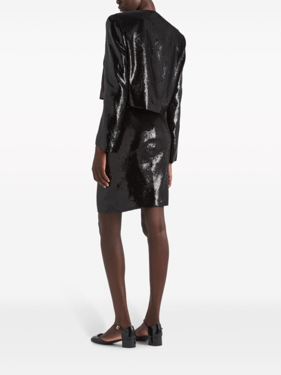 Prada юбка-карандаш с пайетками, черный
Prada юбка-карандаш с пайетками, черный