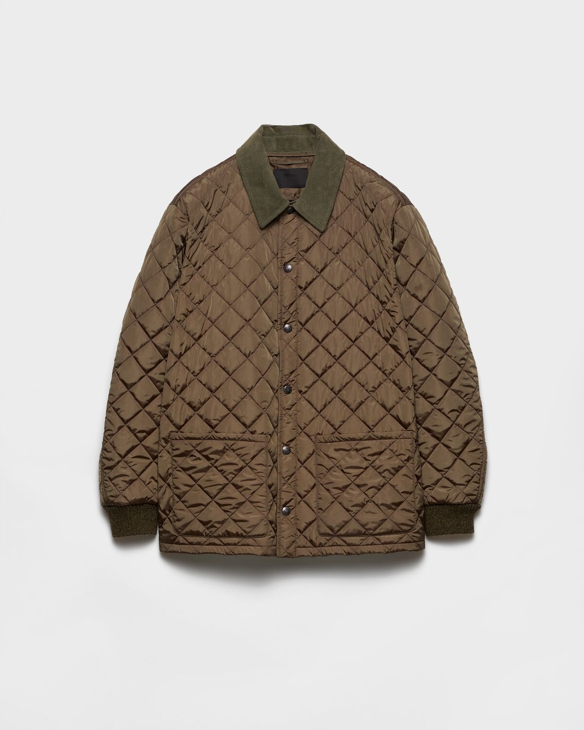 Куртка из переработанного нейлона Prada, хаки
Куртка из переработанного нейлона Prada, хаки