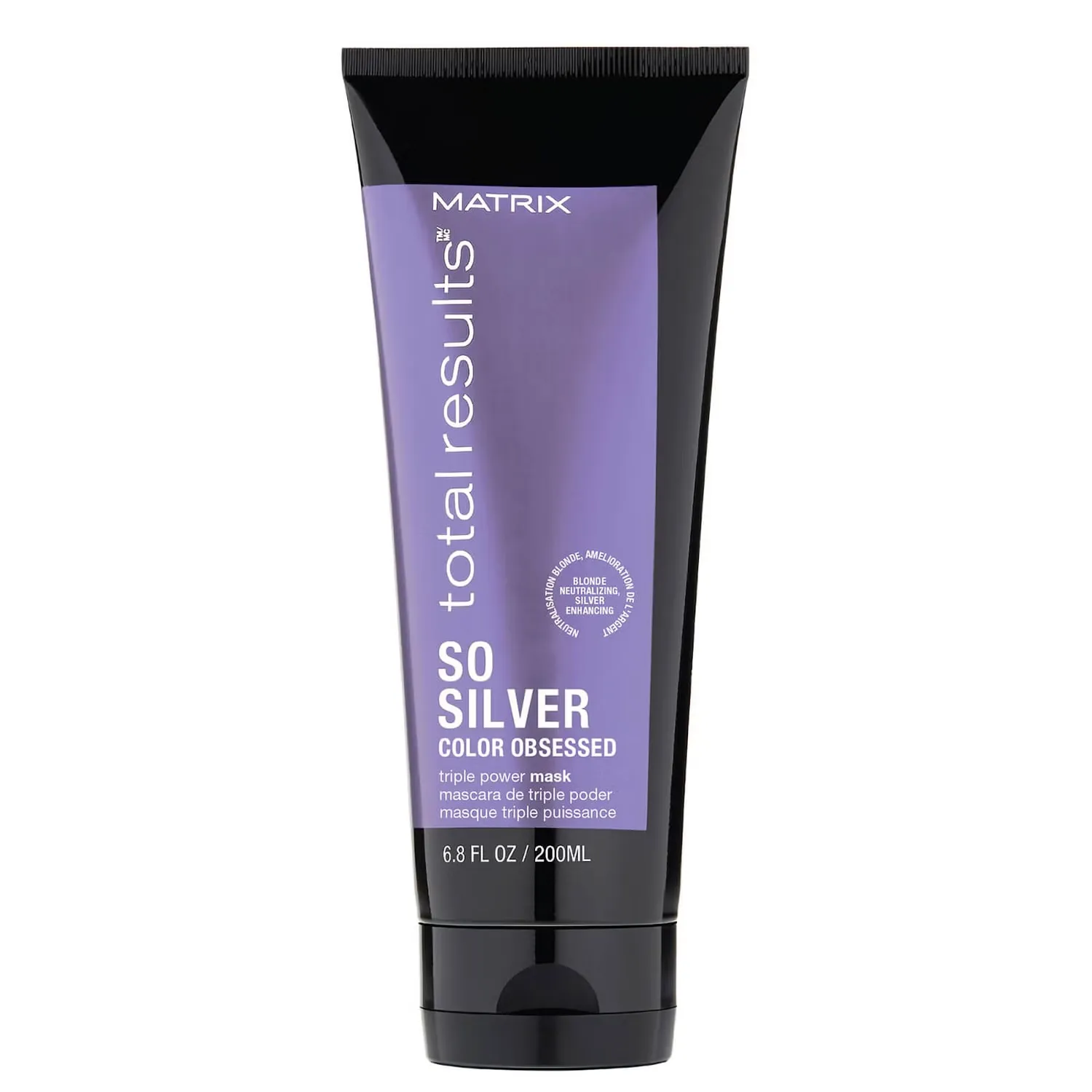 TotalResults So Silver Purple Тонизирующая маска для светлых, серебристых и седых волос 200мл Matrix
TotalResults So Silver Purple Тонизирующая маска для светлых, серебристых и седых волос 200мл Matrix