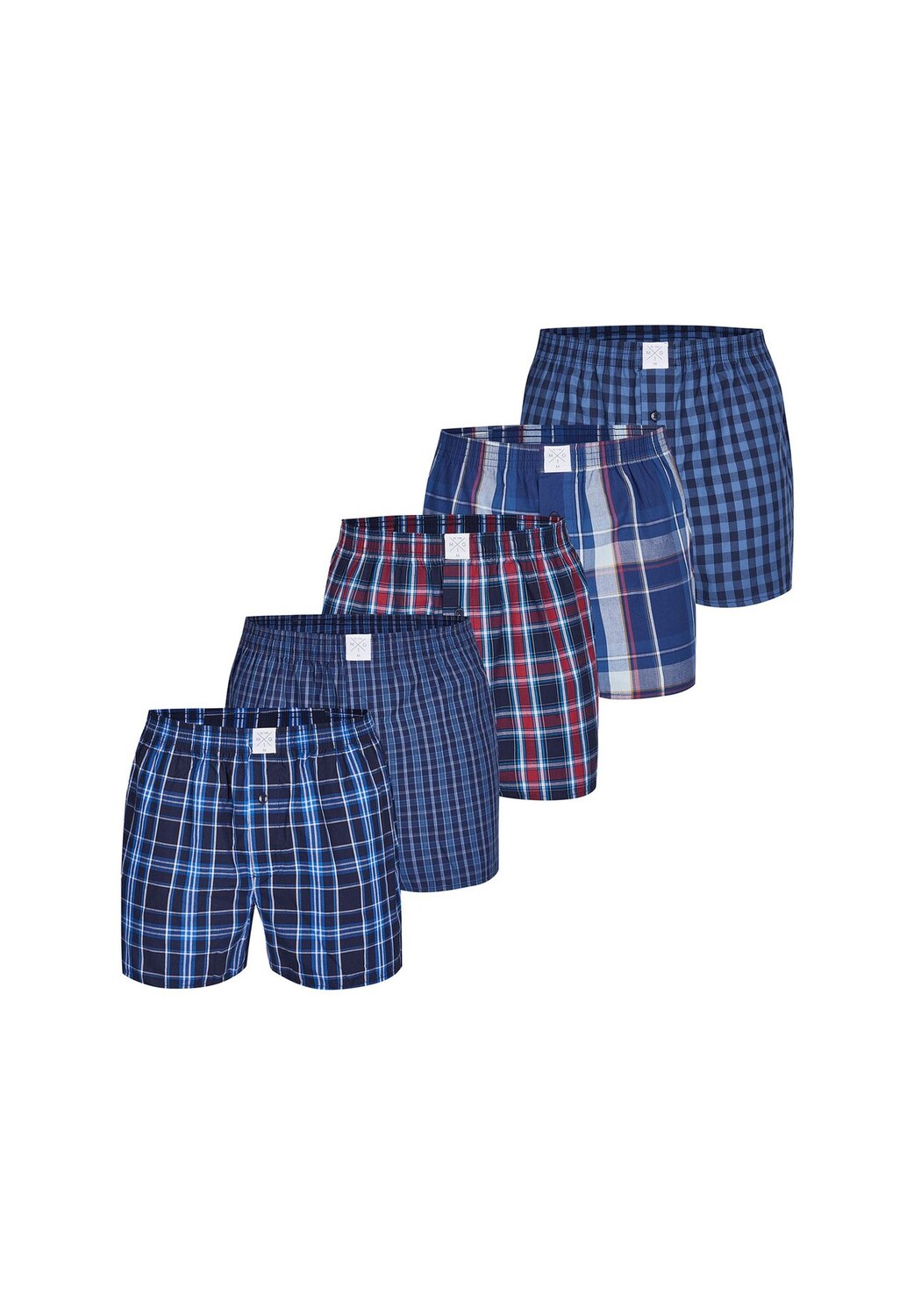 Мужские боксеры Web, упаковка из 5 шт. — классические боксеры с рисунком, экономичная упаковка Mg1, цвет Blau/ Rot
Мужские боксеры Web, упаковка из 5 шт. — классические боксеры с рисунком, экономичная упаковка Mg1, цвет Blau/ Rot