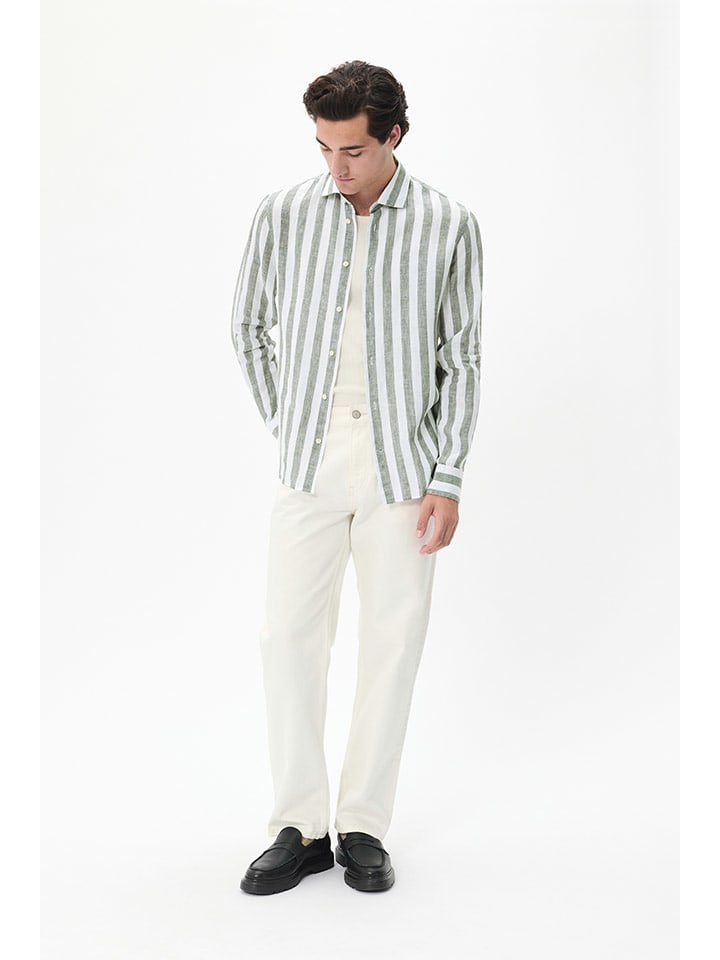 Matinique Рубашка кремово-зеленого цвета
Matinique Рубашка кремово-зеленого цвета