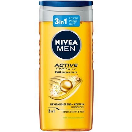 Мужской гель для душа Active Energy 250мл, Nivea
Мужской гель для душа Active Energy 250мл, Nivea