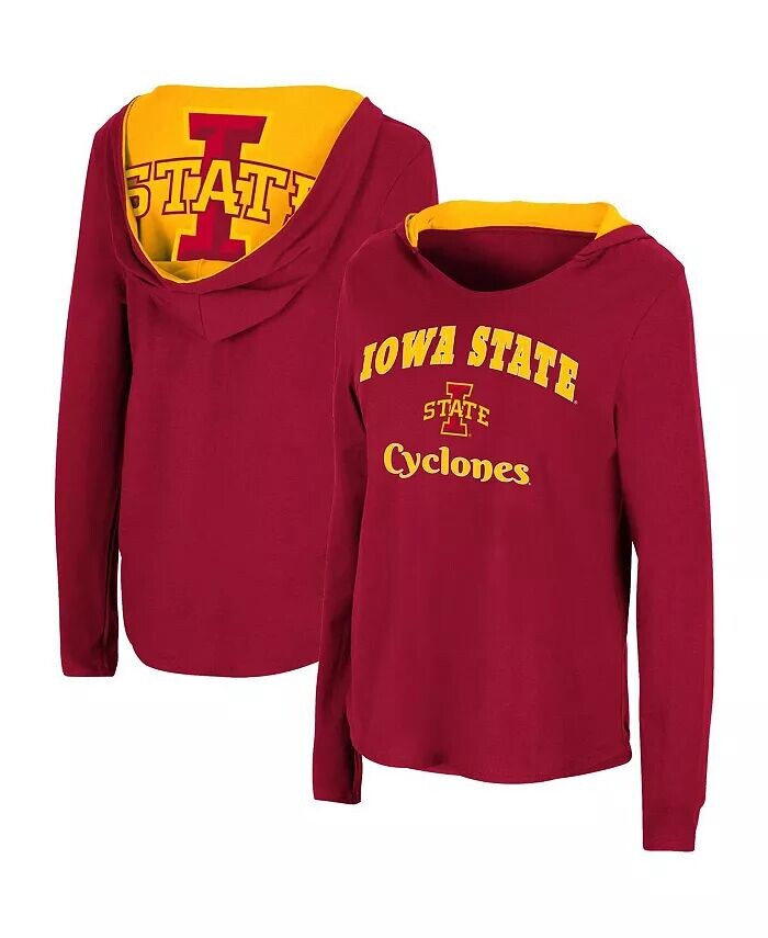 Женская худи Cardinal Iowa State Cyclones Catalina, футболка с длинными рукавами Colosseum
Женская худи Cardinal Iowa State Cyclones Catalina, футболка с длинными рукавами Colosseum