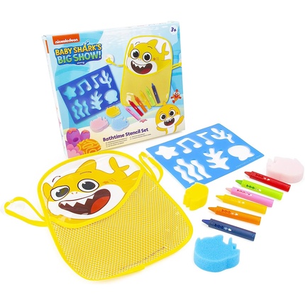 Набор трафаретов для купания, пенные игрушки для ванны с сумкой для хранения и мелки для ванны для малышей Baby Shark
Набор трафаретов для купания, пенные игрушки для ванны с сумкой для хранения и мелки для ванны для малышей Baby Shark