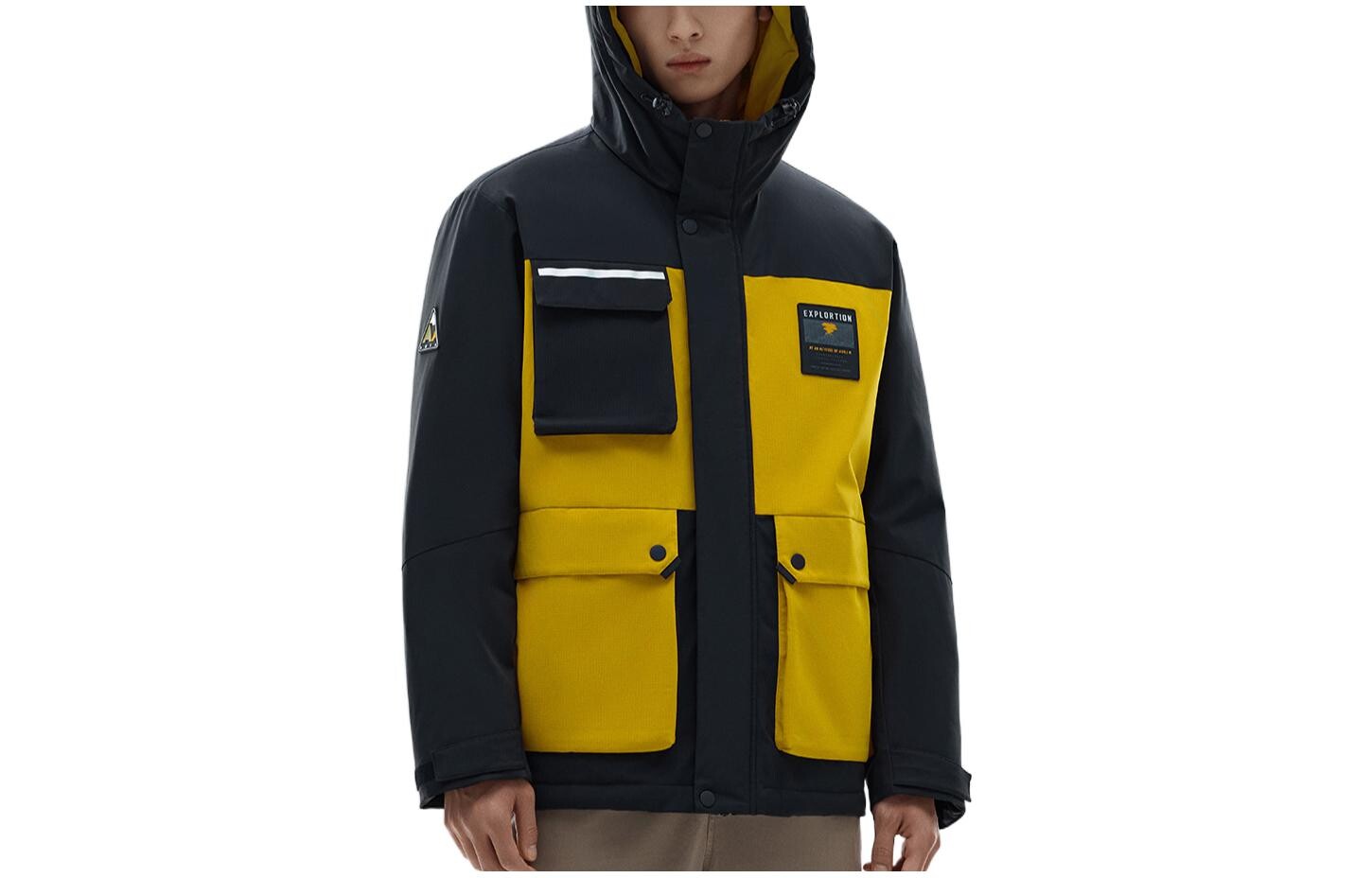 Пуховик мужской черный Anta 
Пуховик мужской черный Anta