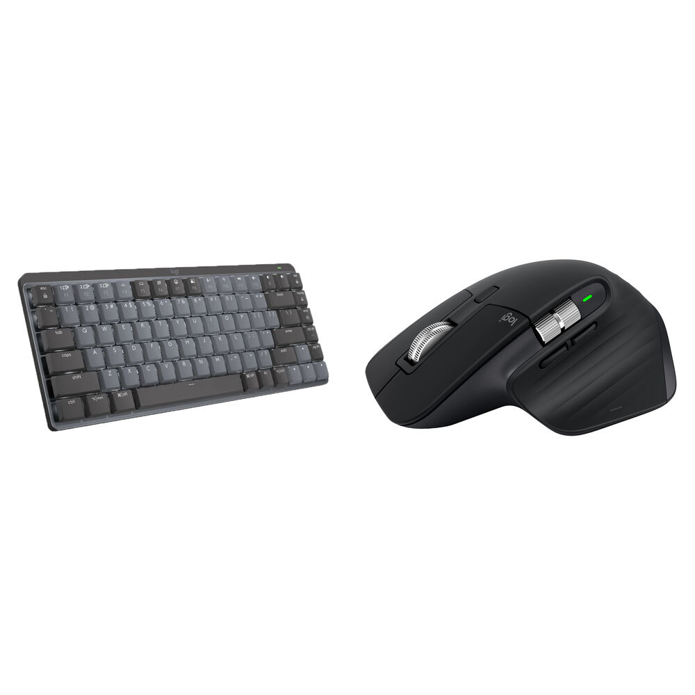 Комплект из беспроводной клавиатуры Logitech MX Mechanical Mini и мыши MX Master 3S (тактильные бесшумные переключатели, черный)
Комплект из беспроводной клавиатуры Logitech MX Mechanical Mini и мыши MX Master 3S (тактильные бесшумные переключатели, черный)