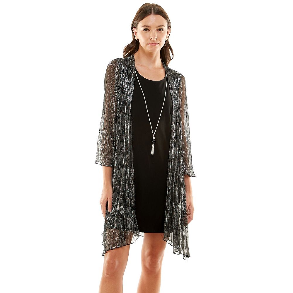 Женский комплект Luxology из 2 предметов: ожерелье и куртка-платье, цвет Black Silver
Женский комплект Luxology из 2 предметов: ожерелье и куртка-платье, цвет Black Silver