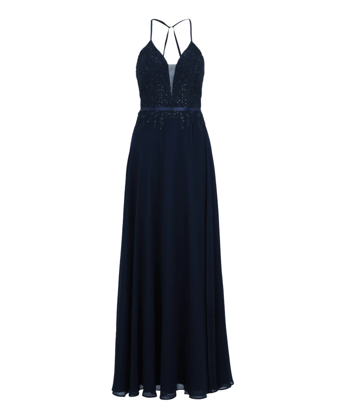 Элегантное вечернее платье с вышивкой Vera Mont, синий
Элегантное вечернее платье с вышивкой Vera Mont, синий