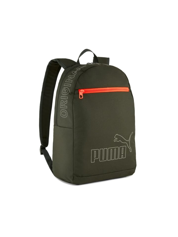 Рюкзак Phase Backpack II объемом 17 литров, темно-оливкового цвета Puma
Рюкзак Phase Backpack II объемом 17 литров, темно-оливкового цвета Puma