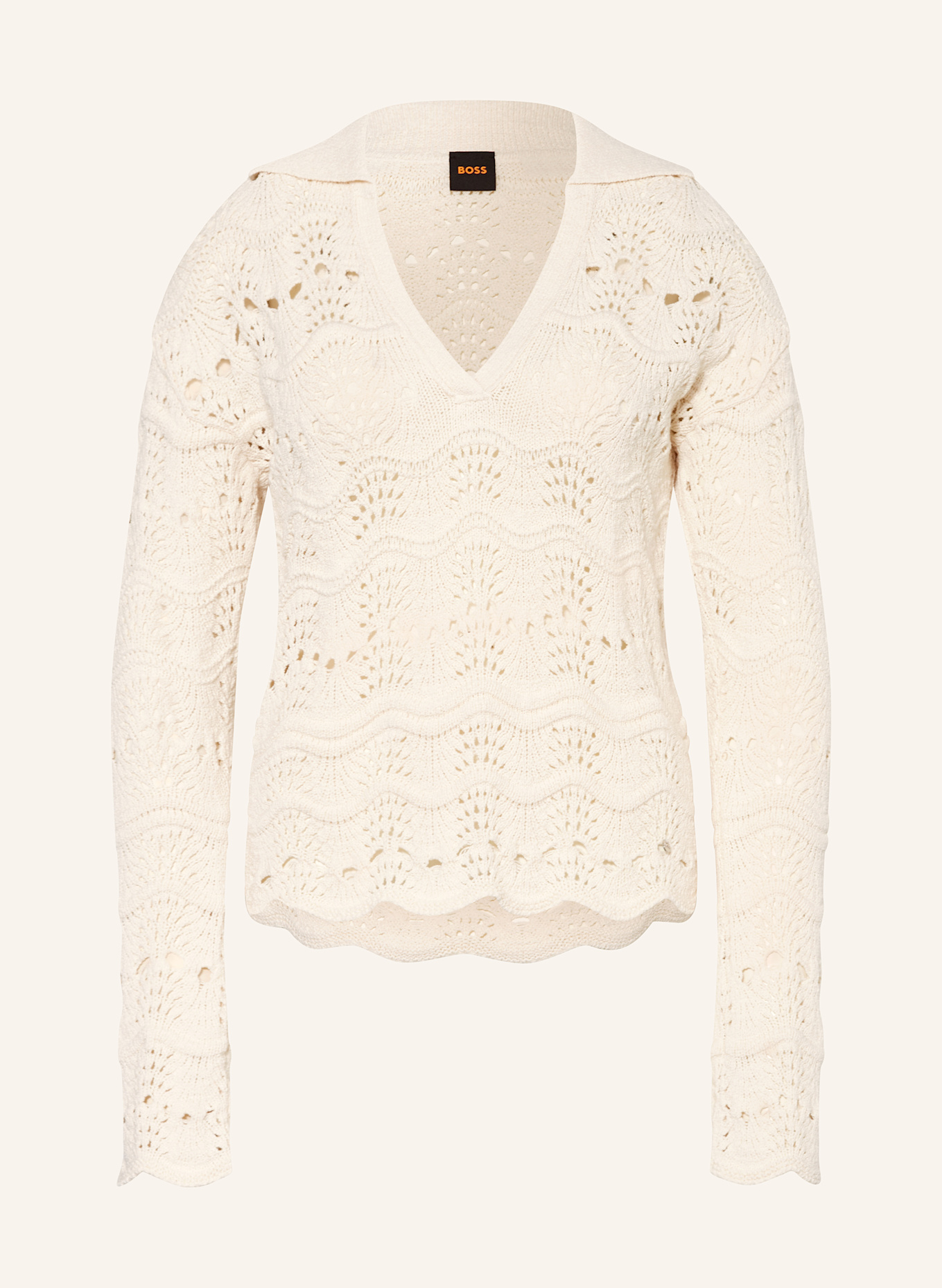 Свитер файдер Boss, бежевый
Свитер файдер Boss, бежевый