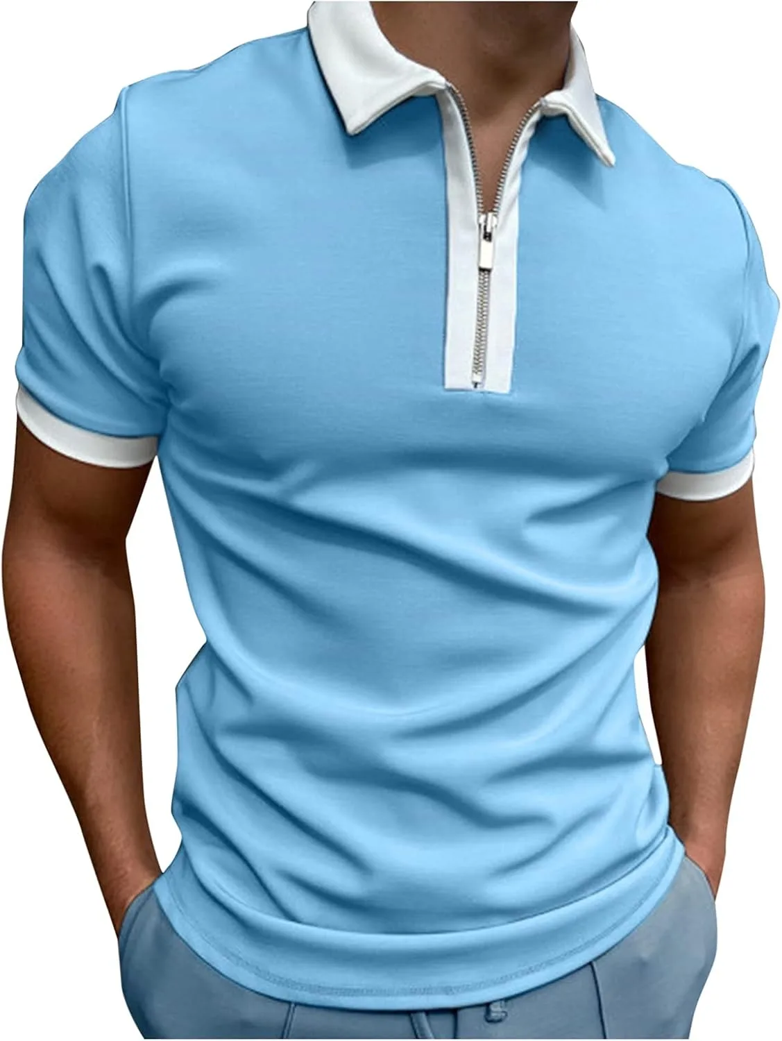 Футболка-поло мужская летняя с коротким рукавом и воротником, цвет White LCMTWX
Футболка-поло мужская летняя с коротким рукавом и воротником, цвет White LCMTWX