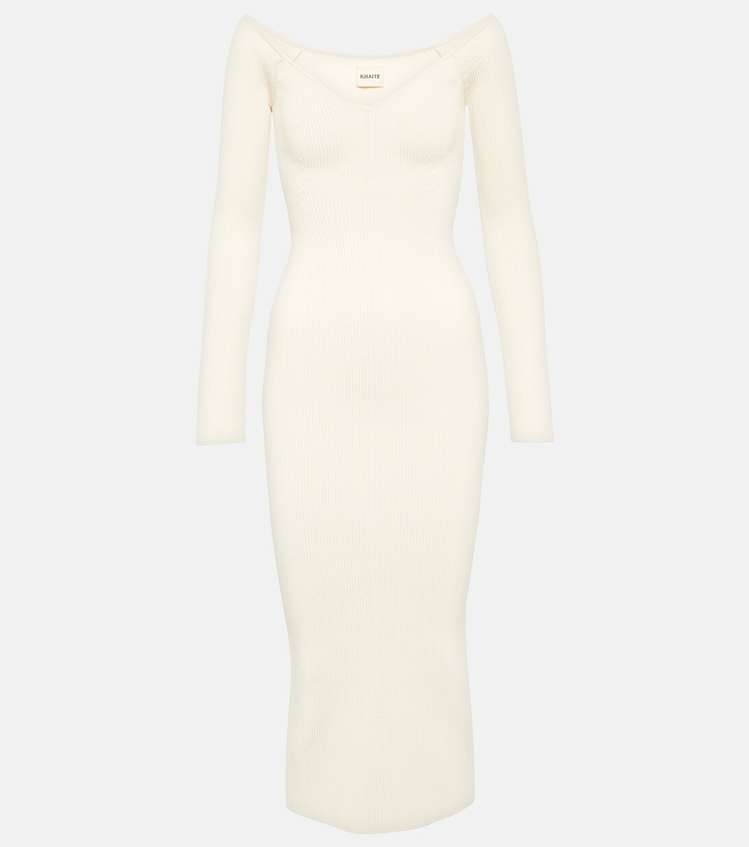 Платье миди Pia с открытыми плечами KHAITE, белый
Платье миди Pia с открытыми плечами KHAITE, белый