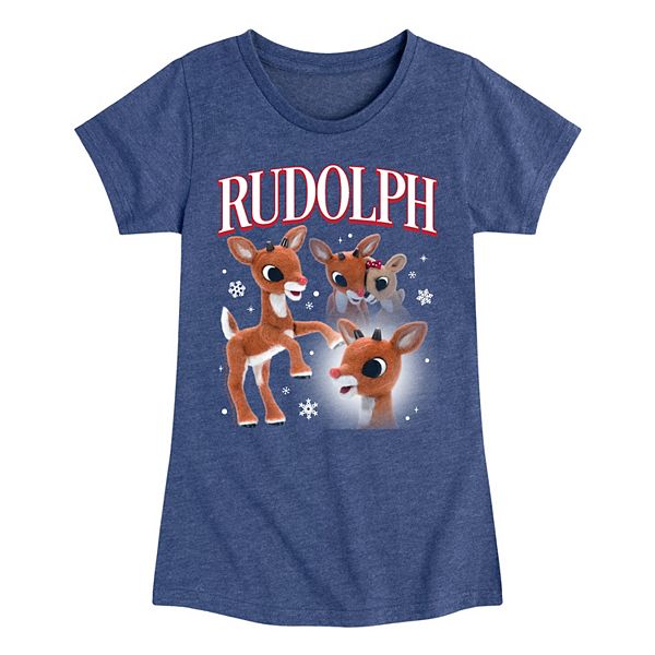Футболка с принтом Girl's the red-nosed reindeer Rudolph, Heather Navy
Футболка с принтом Girl's the red-nosed reindeer Rudolph, Heather Navy