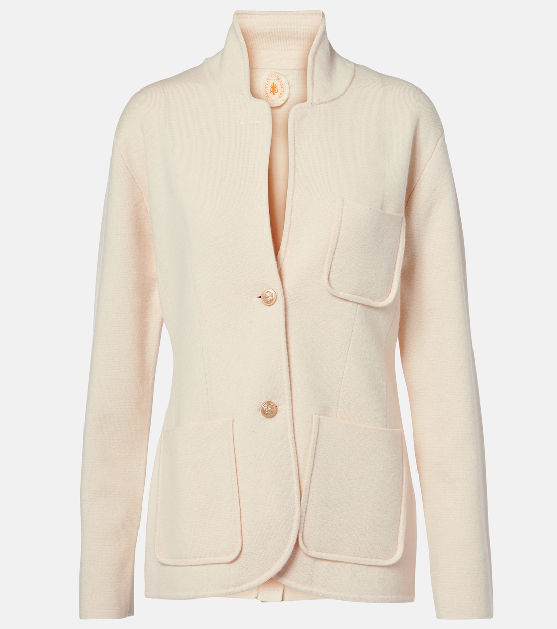 Блейзер из шерсти и кашемира Jardin des Orangers, бежевый
Блейзер из шерсти и кашемира Jardin des Orangers, бежевый