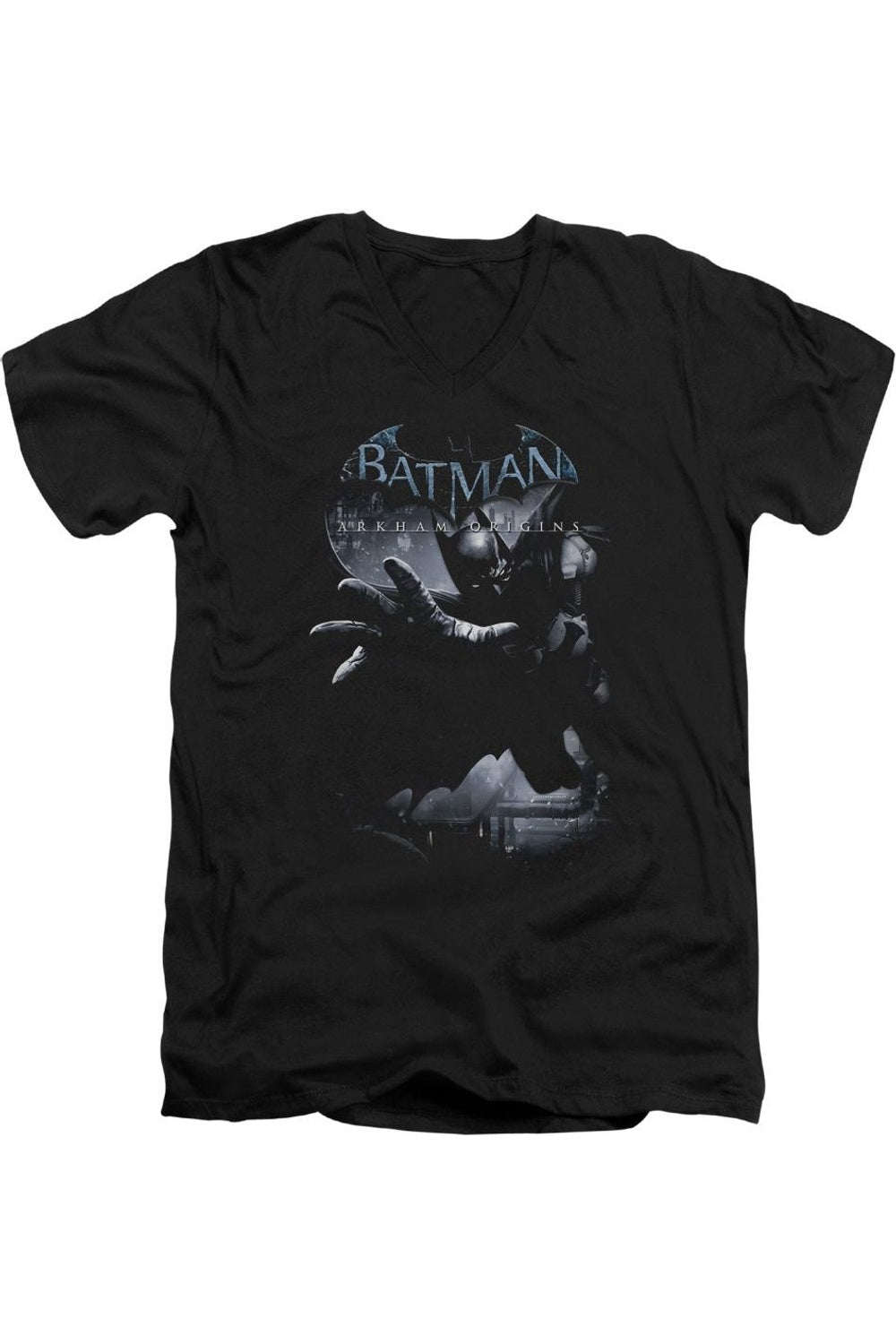 Футболка / футболка с коротким рукавом и V-образным вырезом для взрослых Batman Arkham Origins Out Of The Shadows Gildan, черный
Футболка / футболка с коротким рукавом и V-образным вырезом для взрослых Batman Arkham Origins Out Of The Shadows Gildan, черный