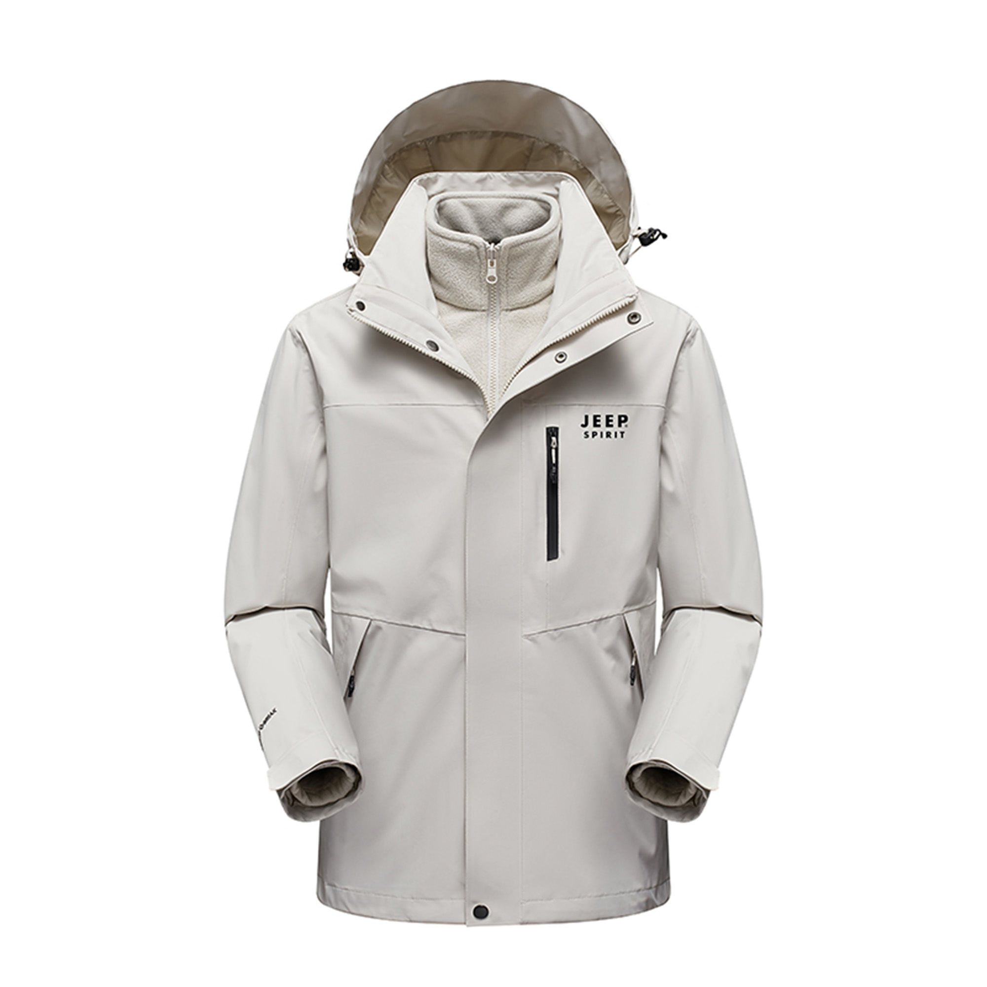 JEEP SPIRIT Городская ветровка ветронепроницаемая утепленная дышащая, Ecru (3-in-1)
JEEP SPIRIT Городская ветровка ветронепроницаемая утепленная дышащая, Ecru (3-in-1)
