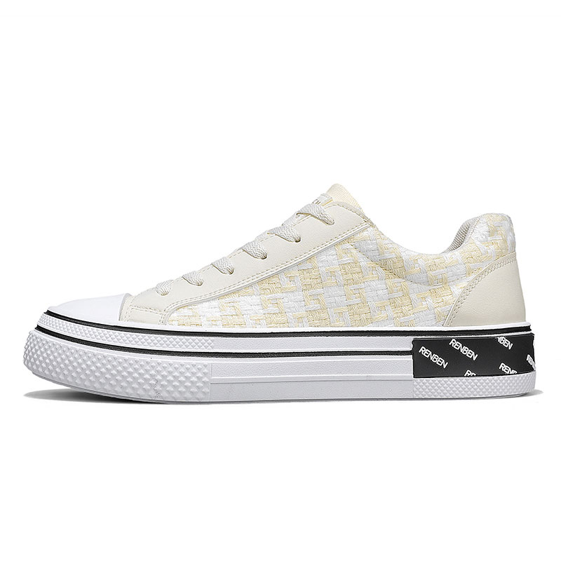 RENBEN Низкие, износостойкие, нескользящие, парусиновые туфли, бежевые, мужские
RENBEN Низкие, износостойкие, нескользящие, парусиновые туфли, бежевые, мужские