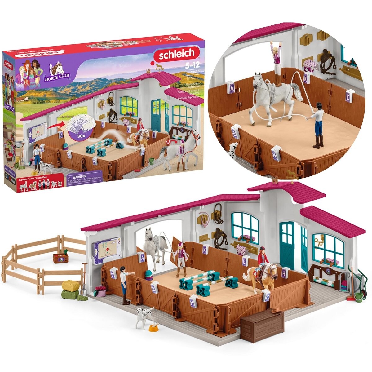 SLH42639 Schleich Horse Club - Манеж для лошадей с аксессуарами 5+ 
SLH42639 Schleich Horse Club - Манеж для лошадей с аксессуарами 5+