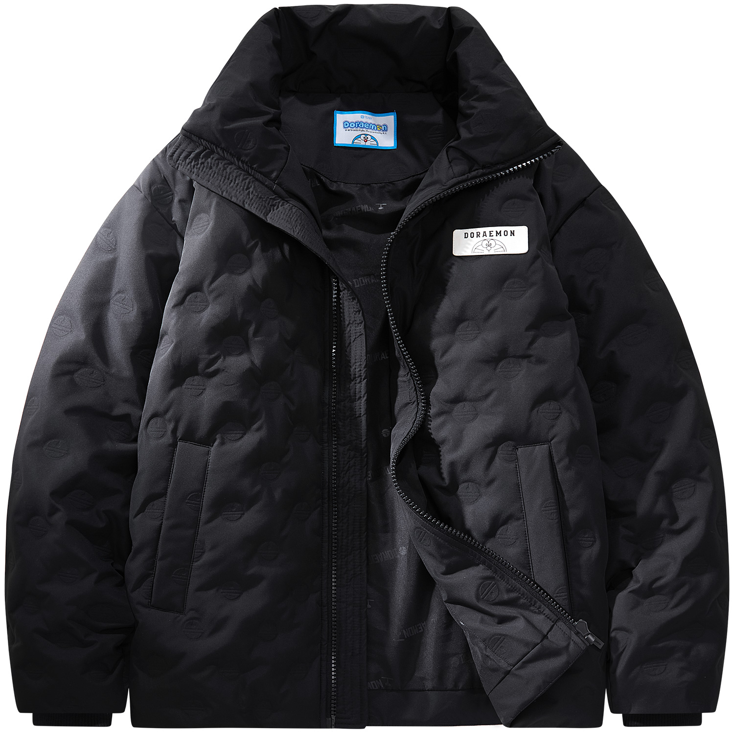 Doraemon Унисекс пуховик, Black (White Logo Version)
Doraemon Унисекс пуховик, Black (White Logo Version)
