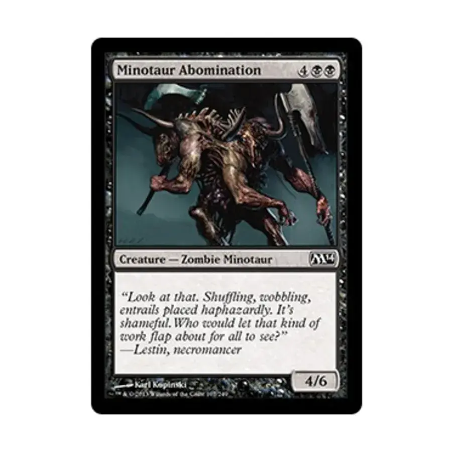 CCG Минотавр: Мерзость (С) (Фольга), MTG - Magic 2014
CCG Минотавр: Мерзость (С) (Фольга), MTG - Magic 2014