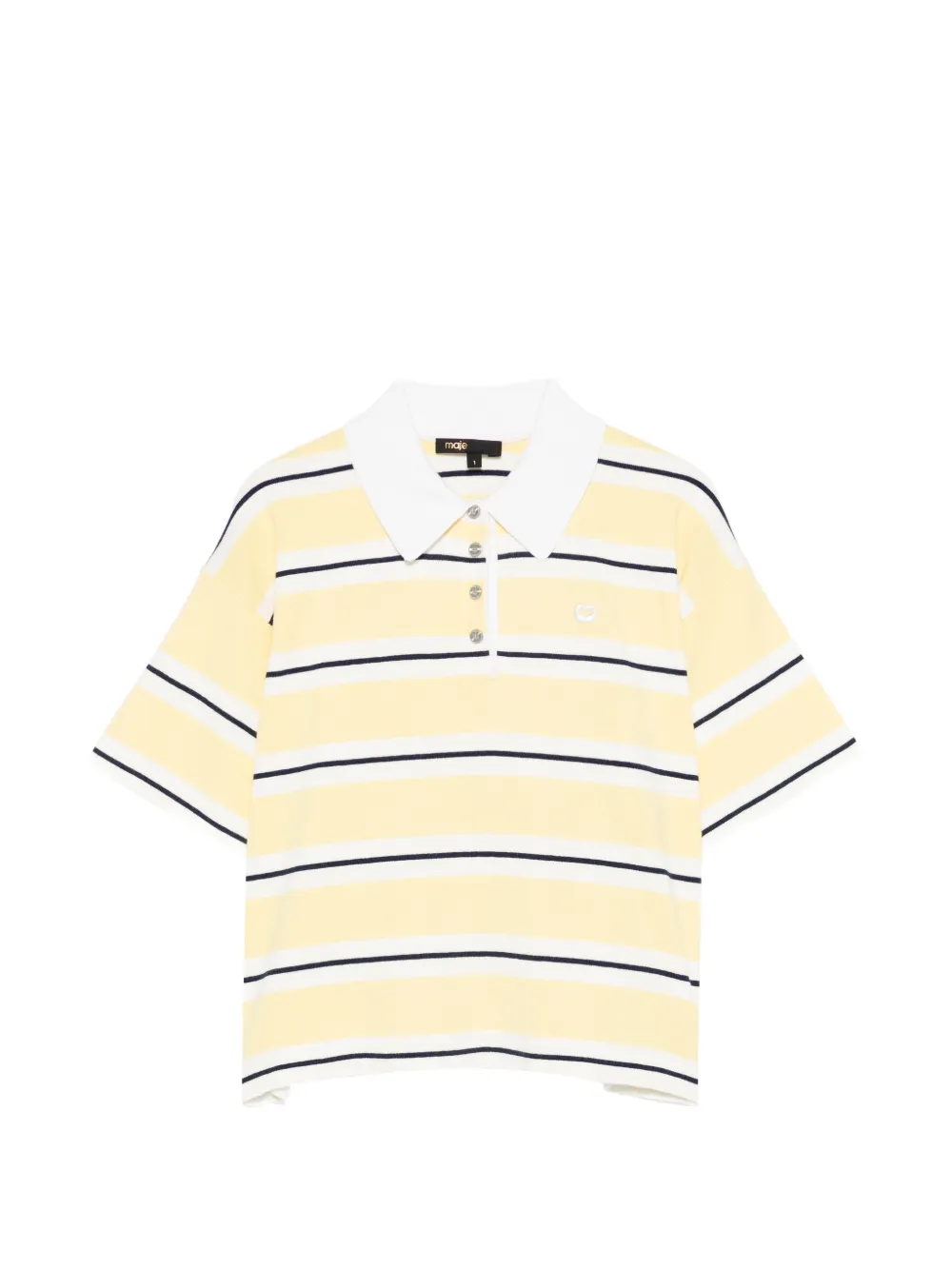 Рубашка поло в полоску Maje, желтый
Рубашка поло в полоску Maje, желтый