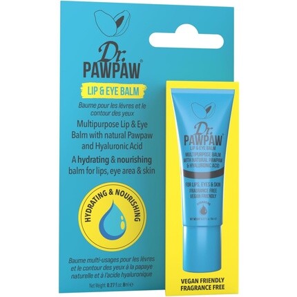 Dr.PAWPAW Lip & Eye Balm with Hyaluronic Acid - Многофункциональный бальзам для губ и глаз с натуральной азиминой и гиалуроновой кислотой Dr. Pawpaw Original Balm
Dr.PAWPAW Lip & Eye Balm with Hyaluronic Acid - Многофункциональный бальзам для губ и глаз с натуральной азиминой и гиалуроновой кислотой Dr. Pawpaw Original Balm