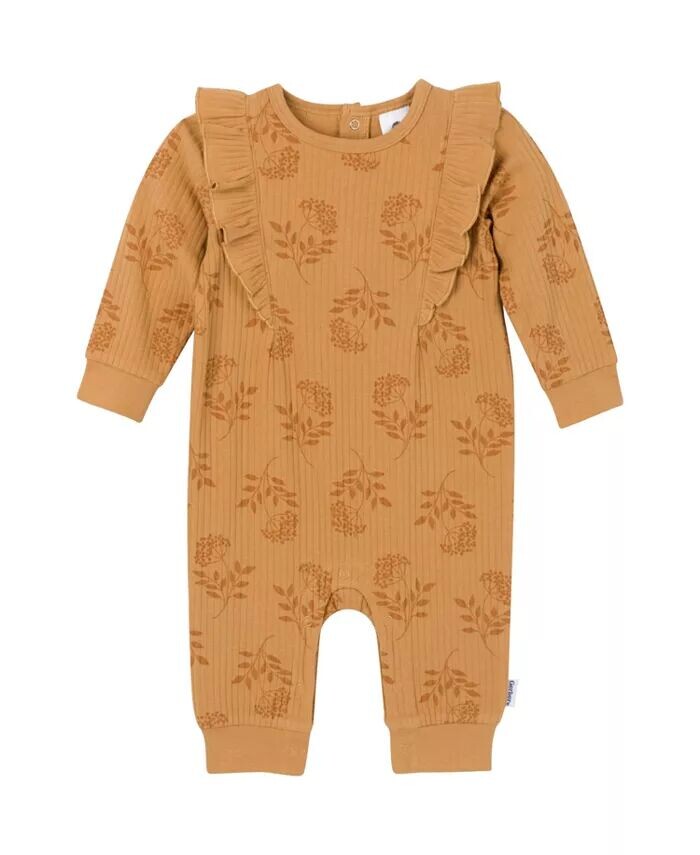 Комбинезон с длинными рукавами и рюшами для маленьких девочек Gerber, розовый
Комбинезон с длинными рукавами и рюшами для маленьких девочек Gerber, розовый