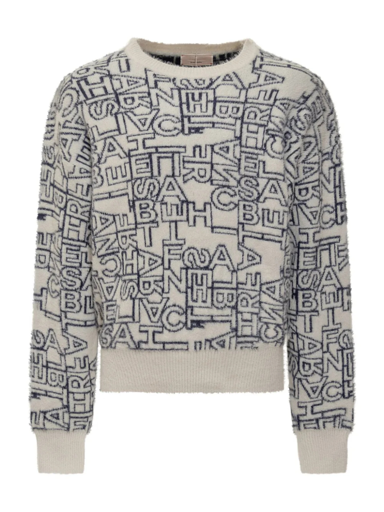 Elisabetta Franchi La Mia Bambina свитер с жаккардовым логотипом, белый
Elisabetta Franchi La Mia Bambina свитер с жаккардовым логотипом, белый