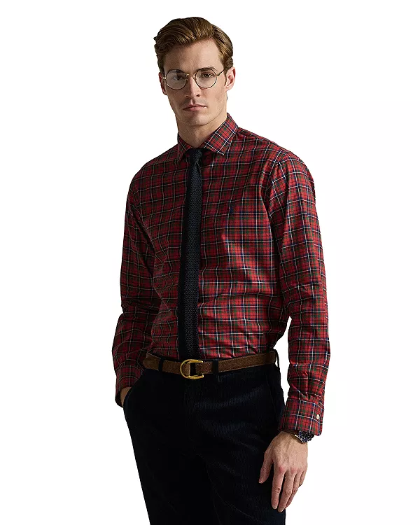 Классическая клетчатая рубашка из саржи Polo Ralph Lauren, мультиколор
Классическая клетчатая рубашка из саржи Polo Ralph Lauren, мультиколор