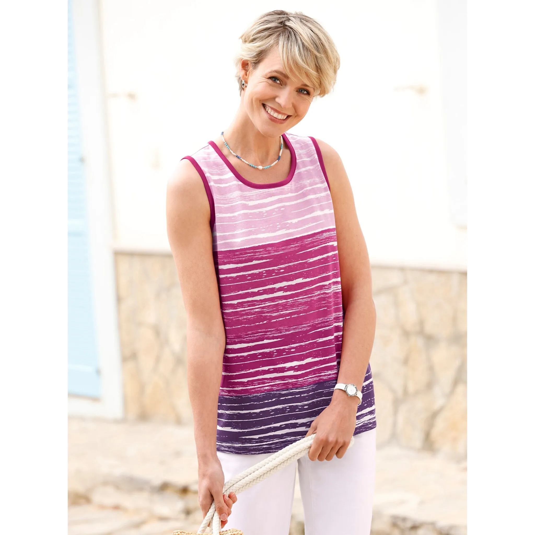 Топ-рубашка Classic Basics, цвет Türkis-Zartmint-Bedruckt
Топ-рубашка Classic Basics, цвет Türkis-Zartmint-Bedruckt