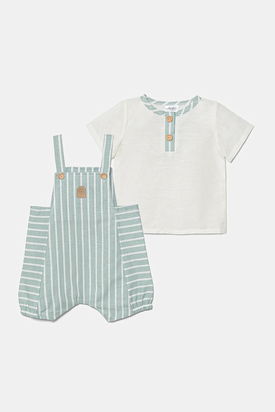 Льняной комплект для малышей Pinat II Jamiks, бирюзовый
Льняной комплект для малышей Pinat II Jamiks, бирюзовый