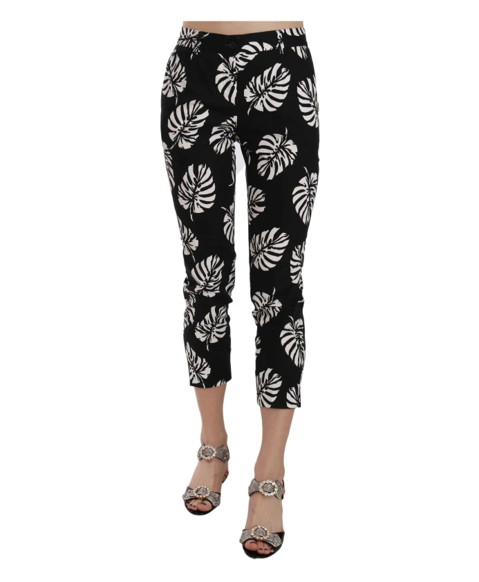 Узкие брюки с узором в виде пальмовых листьев Dolce & Gabbana, черный
Узкие брюки с узором в виде пальмовых листьев Dolce & Gabbana, черный