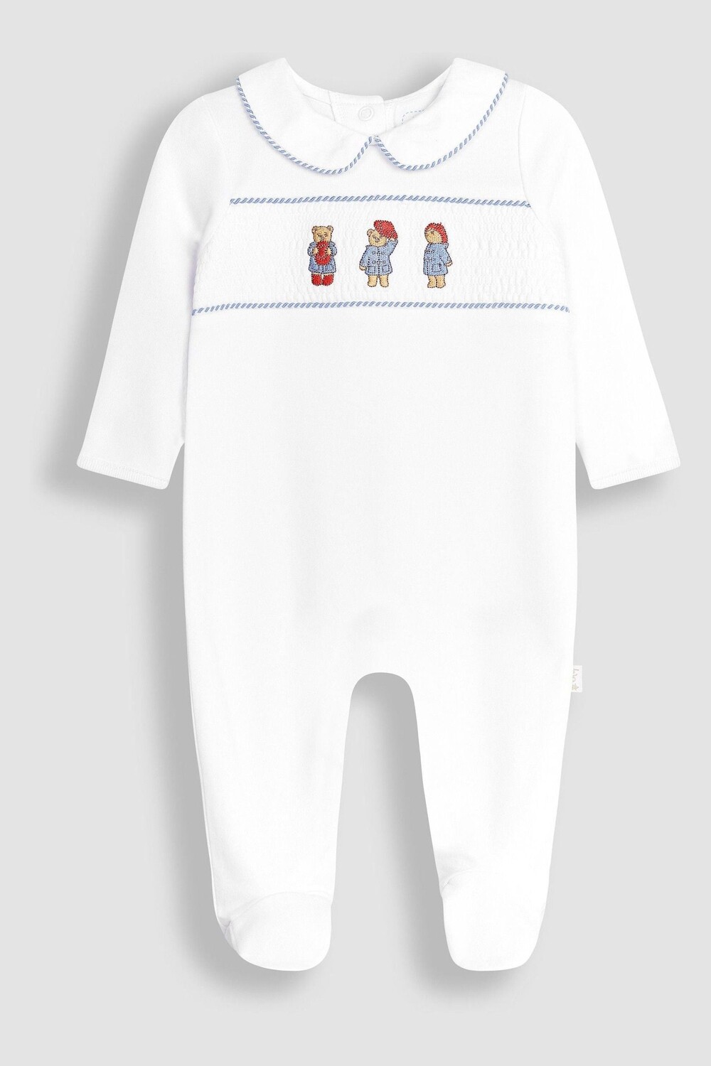 Свободный комбинезон «Паддингтон» Jojo Maman Bébé, белый
Свободный комбинезон «Паддингтон» Jojo Maman Bébé, белый