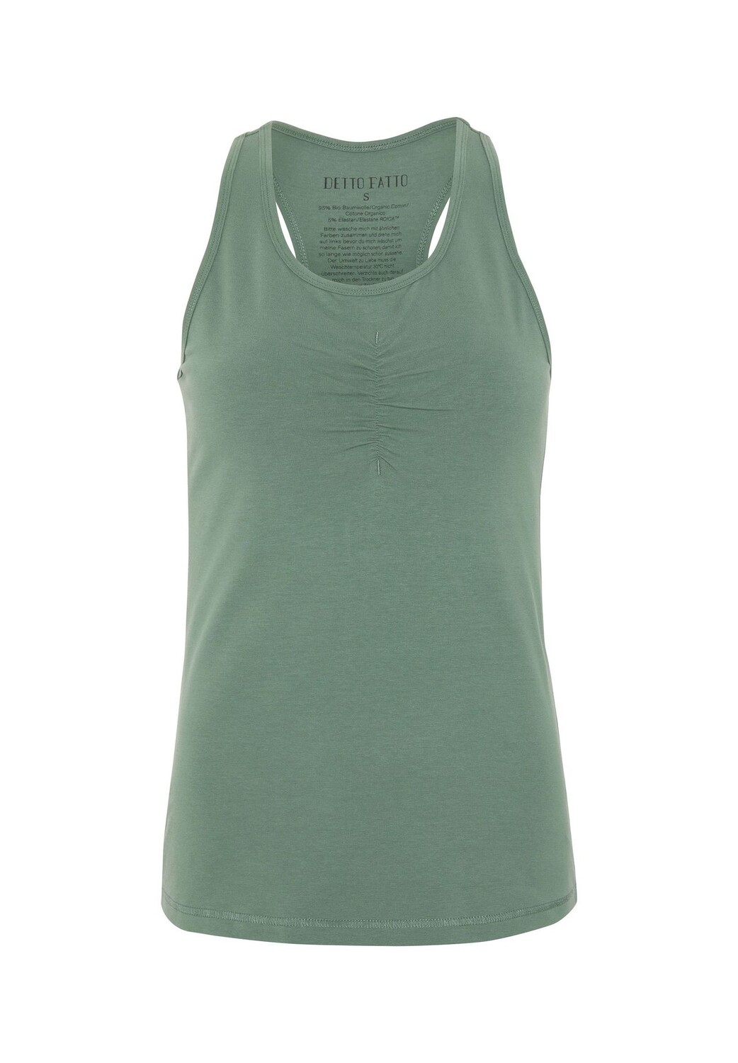 Двусторонняя майка-майка в двухцветном исполнении DETTO FATTO, цвет Laurel Wreath
Двусторонняя майка-майка в двухцветном исполнении DETTO FATTO, цвет Laurel Wreath