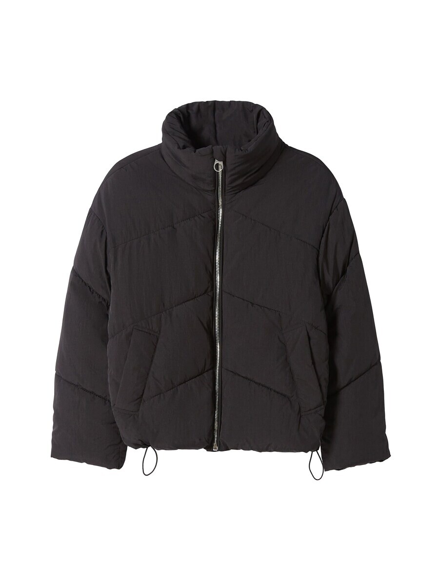 Межсезонная куртка Bershka, черный
Межсезонная куртка Bershka, черный