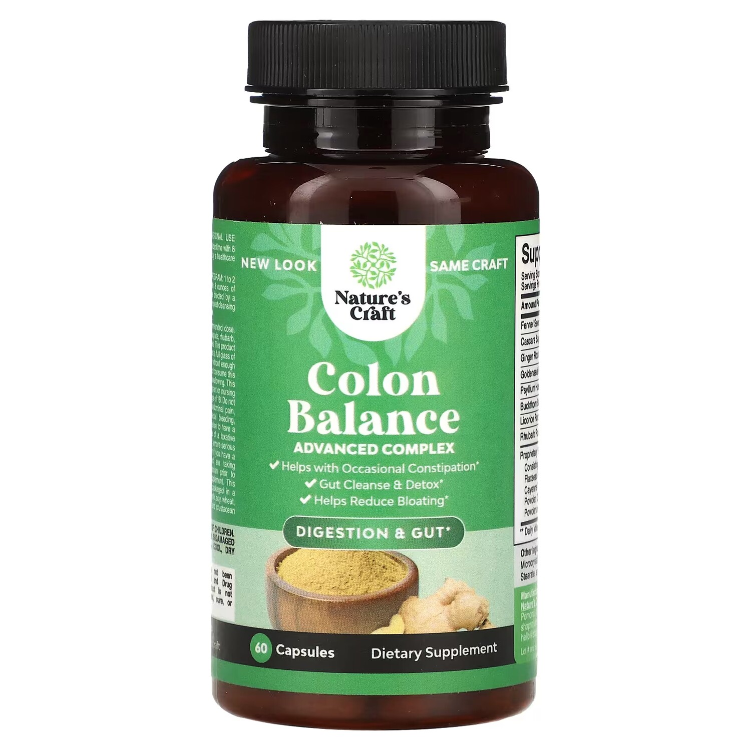 Комплекс Nature's Craft Colon Balance усовершенствованный, 60 капсул
Комплекс Nature's Craft Colon Balance усовершенствованный, 60 капсул