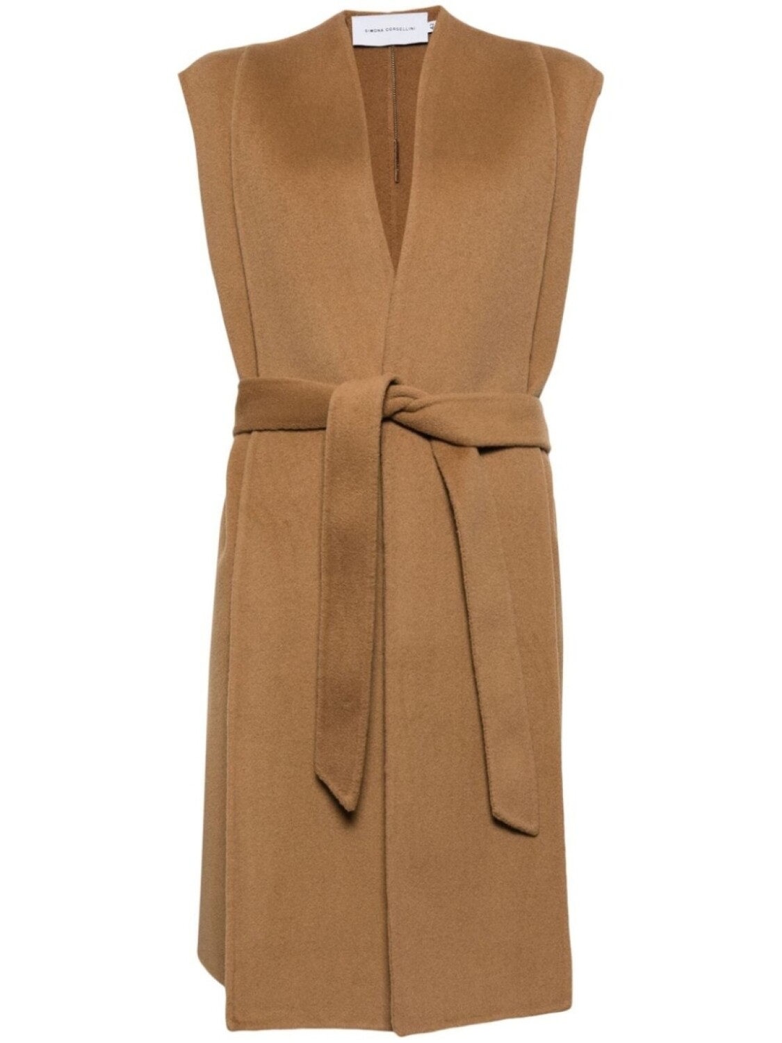 SIMONA CORSELLINI жилет с завязками, коричневый
SIMONA CORSELLINI жилет с завязками, коричневый