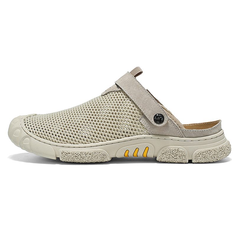 Мужские сандалии с закрытым носком, устойчивые к истиранию, с резиновой подошвой и швами Mulinsen, Sand
Мужские сандалии с закрытым носком, устойчивые к истиранию, с резиновой подошвой и швами Mulinsen, Sand