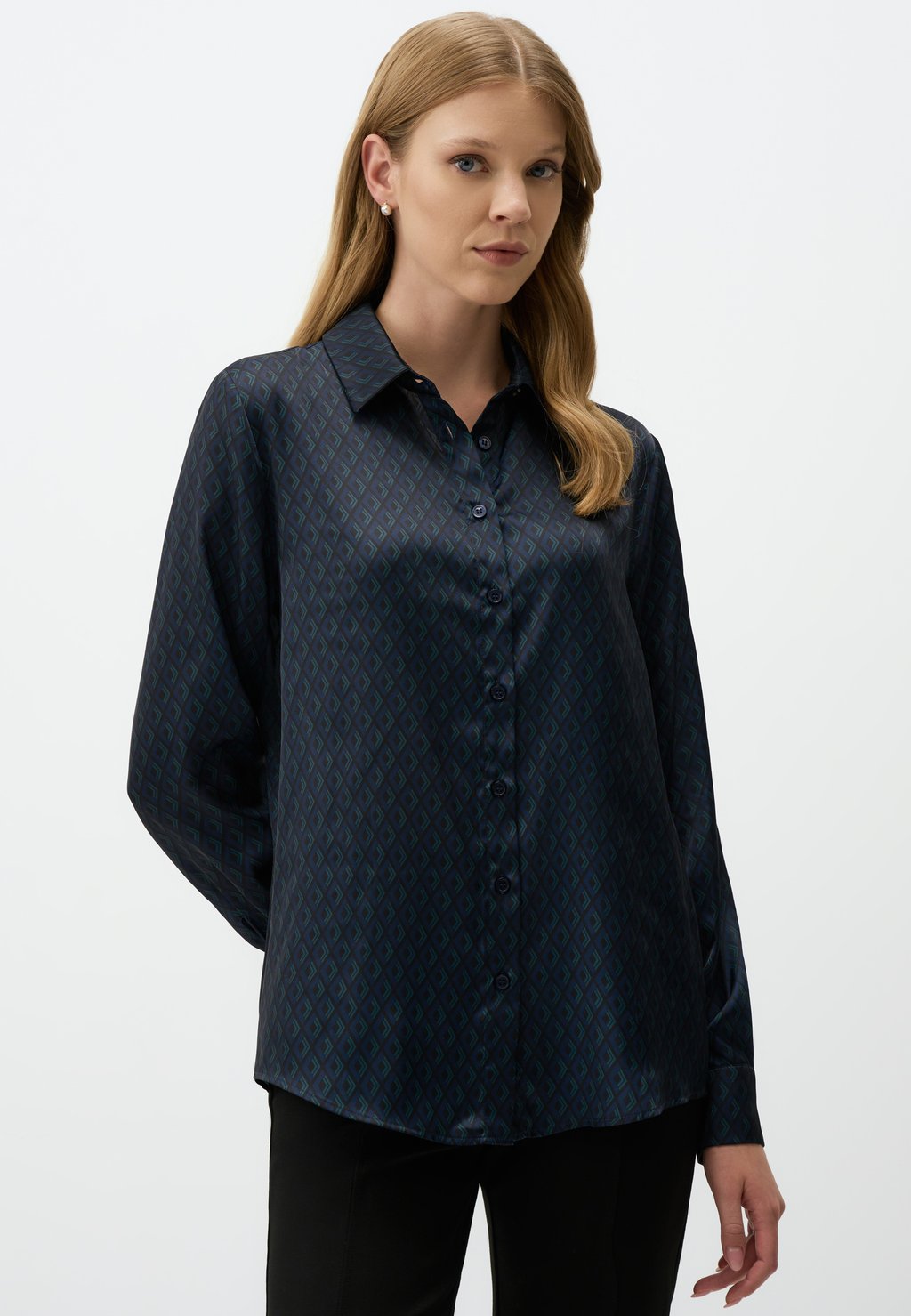 Блузка на пуговицах PATTERNED Jimmy Key, темно-синий
Блузка на пуговицах PATTERNED Jimmy Key, темно-синий