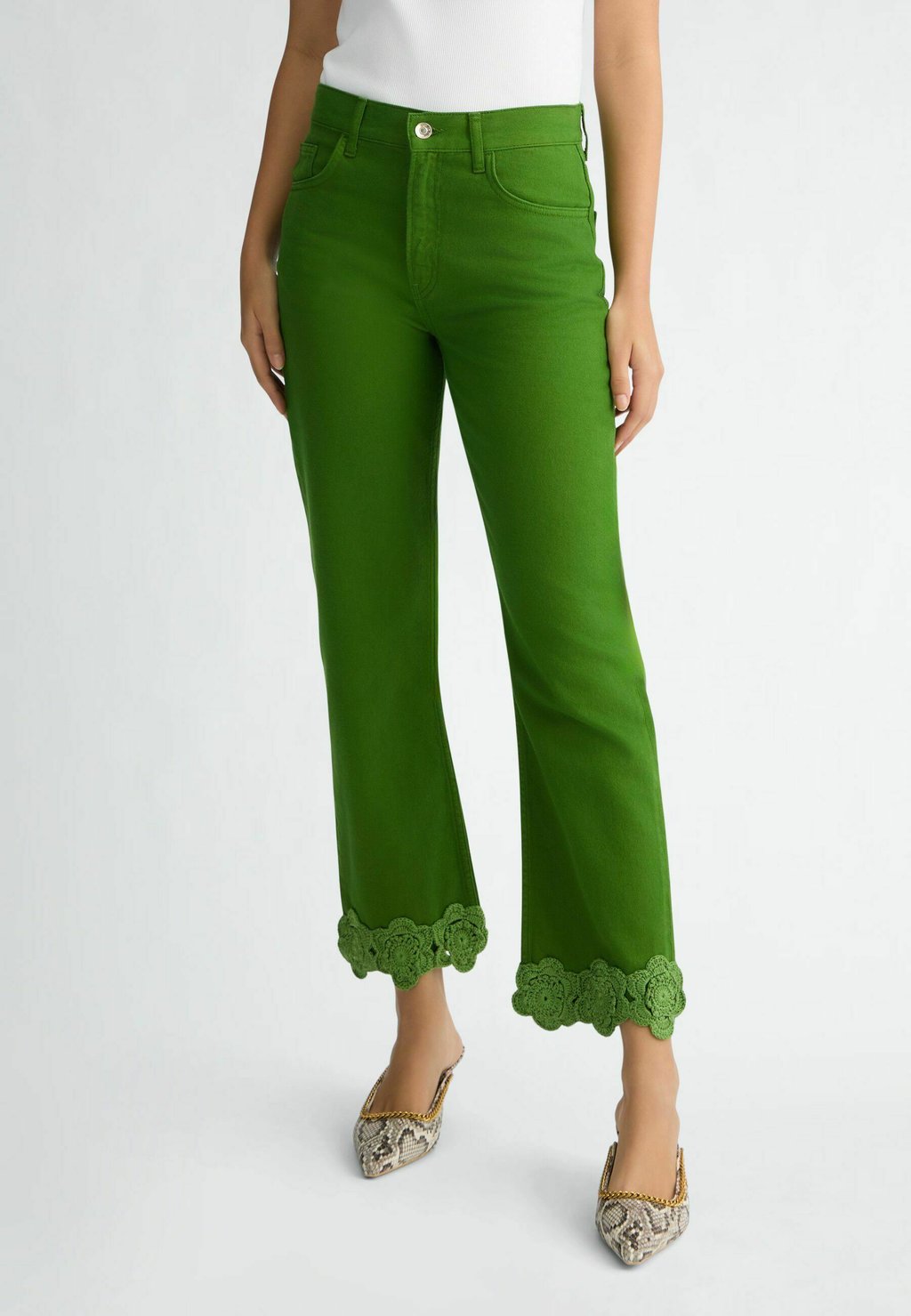 Джинсы прямого покроя LIU JO, зеленый
Джинсы прямого покроя LIU JO, зеленый