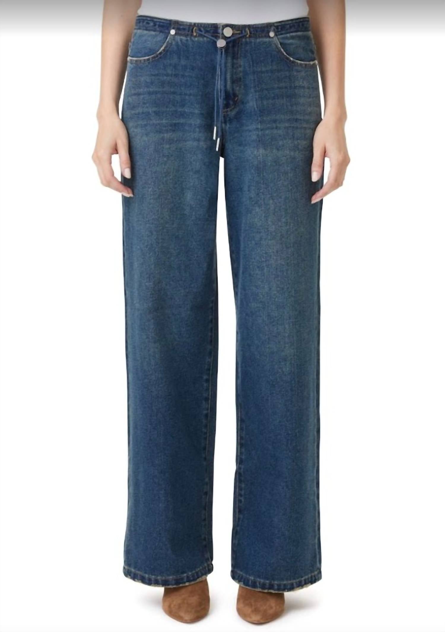 Женские джинсы с широкими штанинами в цвете "Тайд" Habitual, Tide
Женские джинсы с широкими штанинами в цвете "Тайд" Habitual, Tide