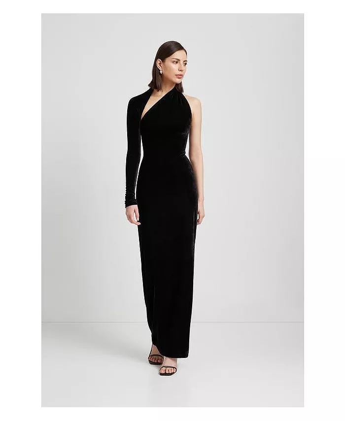 Женское бархатное платье Manhattan с разрезом Marcella, черный
Женское бархатное платье Manhattan с разрезом Marcella, черный