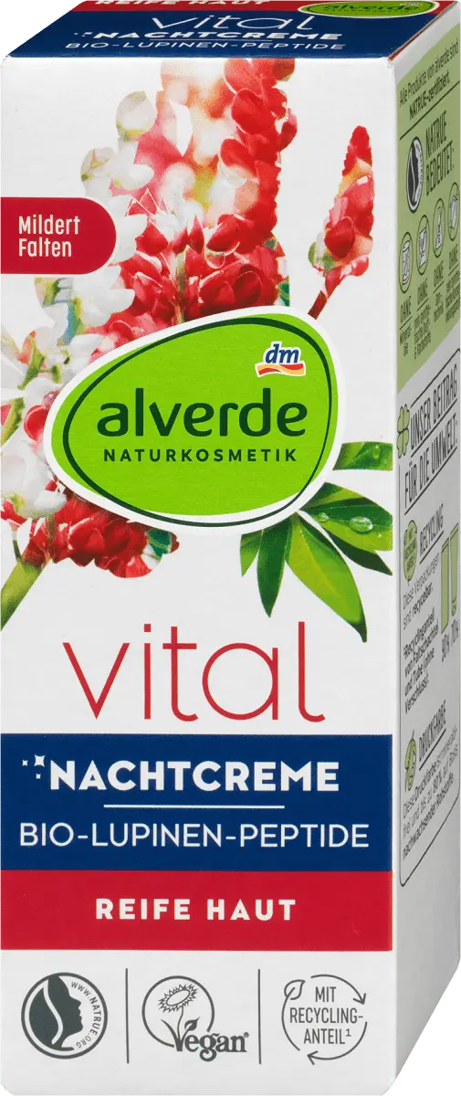 Витал ночной крем 50мл alverde NATURKOSMETIK
Витал ночной крем 50мл alverde NATURKOSMETIK