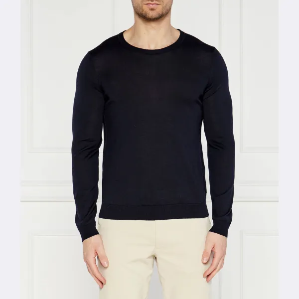 Шерстяной свитер узкого кроя Leno-p Boss, синий
Шерстяной свитер узкого кроя Leno-p Boss, синий