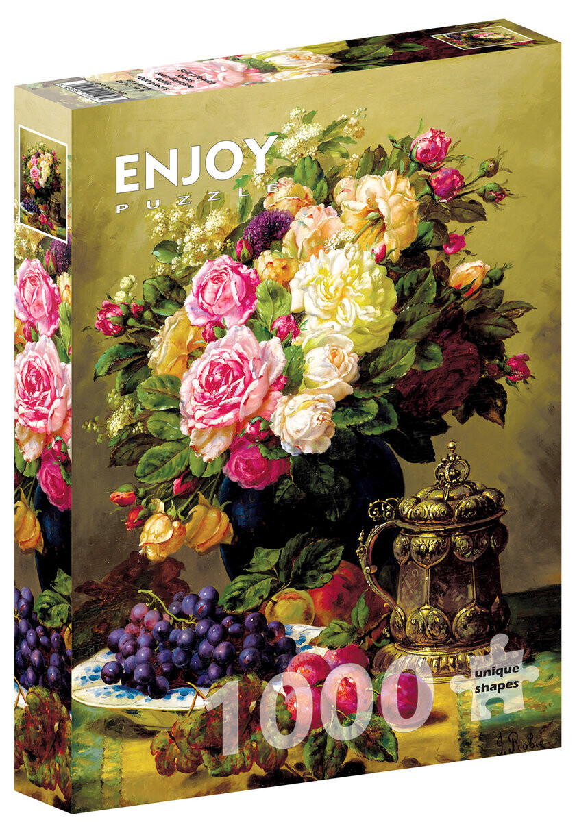 Пазл «Натюрморт с розами», Жан-Батист Роби, 1000 шт. Enjoy
Пазл «Натюрморт с розами», Жан-Батист Роби, 1000 шт. Enjoy