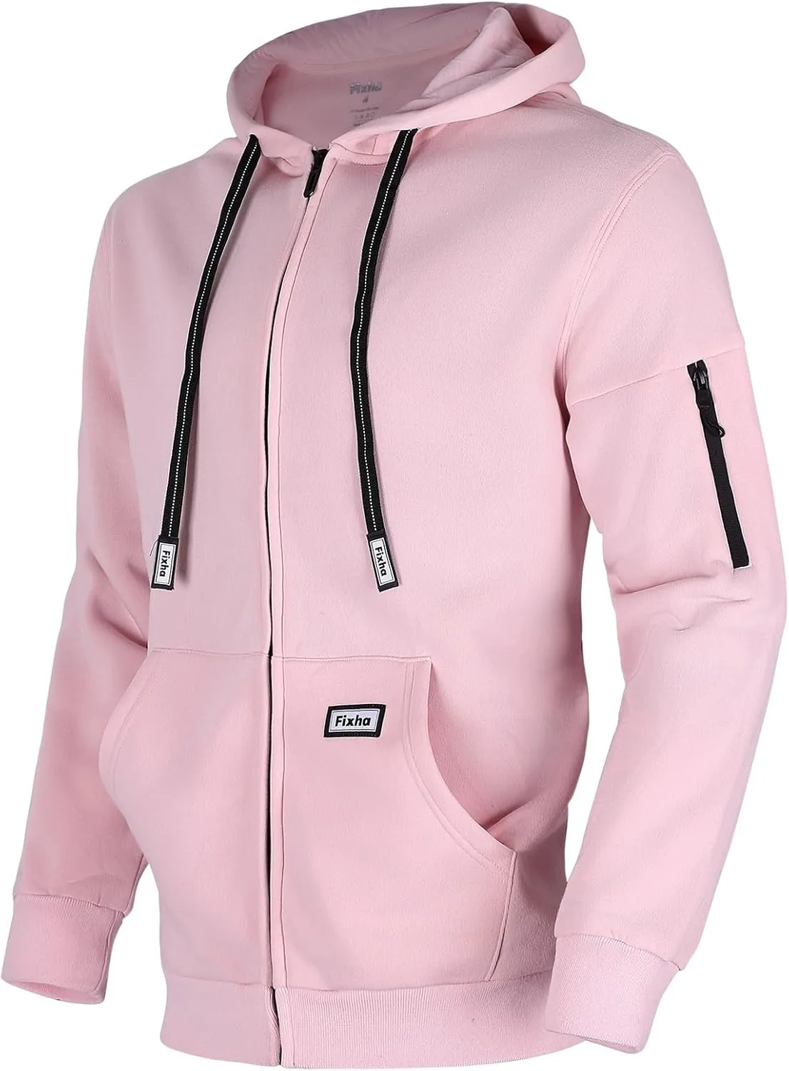 Мужская толстовка с капюшоном на молнии, флисовая Fixha
Мужская толстовка с капюшоном на молнии, флисовая Fixha