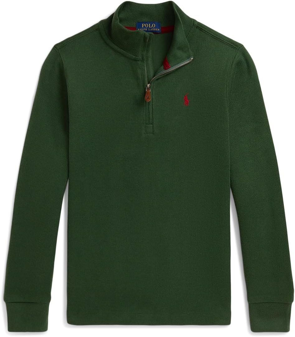 Свитер Polo Ralph Lauren Kids Estate-Rib Quarter-Zip Pullover, Bottle Green
Свитер Polo Ralph Lauren Kids Estate-Rib Quarter-Zip Pullover, Bottle Green
