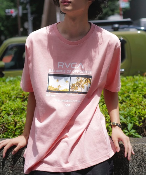 Мужская футболка с коротким рукавом и принтом спереди RVCA, розовый
Мужская футболка с коротким рукавом и принтом спереди RVCA, розовый